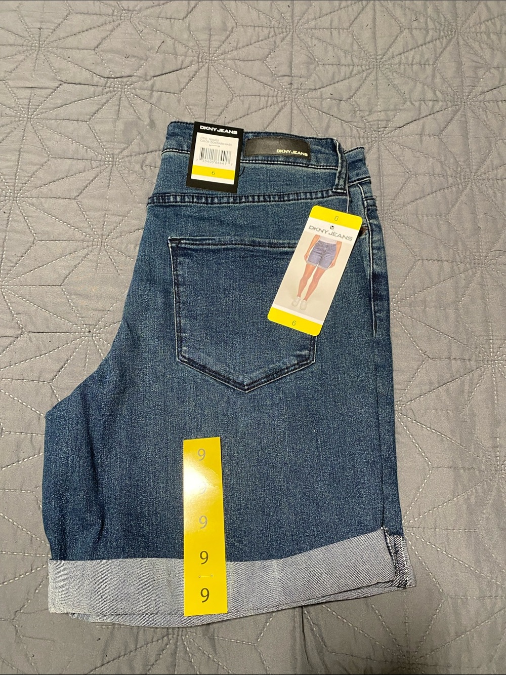 DKNY Blue Denim Jean Shorts